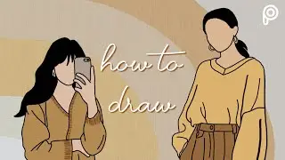 How to draw cartoon portrait | Picsart Tutorial