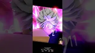 Infinity void!! Unleashed Showdown Gojo Showcase #jujutsukaisen #roblox #gojo #fyp #jjk #sukuna