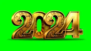 Happy New year green screen video 2024 || Crazy Editor