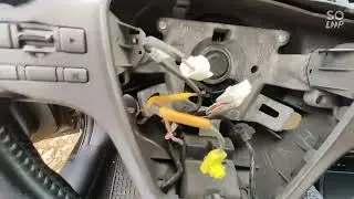 как снять руль с Мазда 6