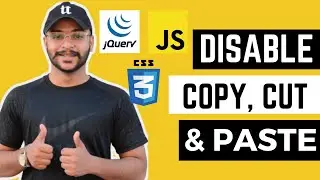 How to Disable Copy Paste and Cut in your Website | 3 Different ways