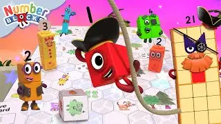 The Treasure of Hexagon Island! | Make, Arts and Crafts for Kids | Maths Cartoons | Numberblocks