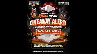 SAMURAI BAGI-BAGI SMARTPHONE DI ACARA SAMURAIAN FESTIVAL 2024 DI JOGJA EXPO CENTER CUMA 5-6 OKTOBER!