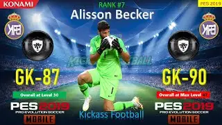 PES 2019 MOBILE - TOP 11 Goalkeepers (Feat. Neuer, De Gea, Oblak..) | PART #2