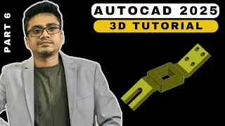 AutoCAD 3D Tutorial for Beginners || AutoCAD 3D modeling mechanical