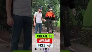 How To Create Your Avatar 🚀 Create 3D Avatar In 2 Minutes #avatar #3davatar #howto #3d #shorts