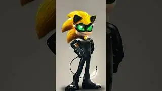 Sonic the Hedgehog 2: Sonic Transformation Catnoir - Sonic Art #short