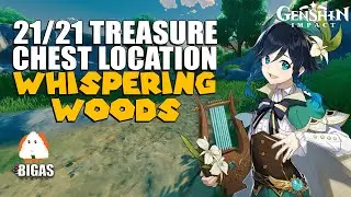 Whispering Woods Chest Location Guide (21/21 Treasure Chest) | Genshin Impact