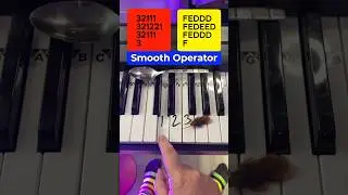 Smooth Operator TikTok Sped Up Piano Tutorial 💃🏻