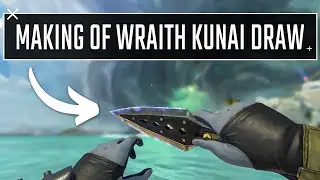 Wraith Kunai Draw Animations Behind The Scene Apex Legends