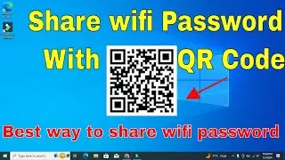 share wifi Password with QR Code | Best way to share wifi password |