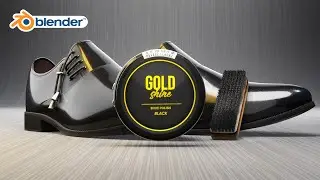 3D Product Animation in Blender and After effects | Shoe Polish | Rendered with eevee