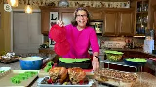 Talisman Multi-Use Silicone Roasting Racks &Steamer Shield on QVC