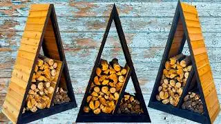 Easy DIY Firewood Storage: Perfect For Your Fire Pit!