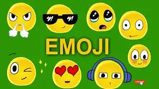 Animated Emojis Green Screen ||Emoji green screen free download||Free Animated Emoji (No Copyright)