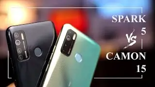 Tecno Spark 5 vs Tecno camon 15 comparison. Which one should you get??