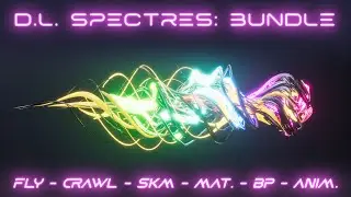 Darkline: the Spectres BUNDLE. a gorgeous character, monster, entity for #ue5 and up.