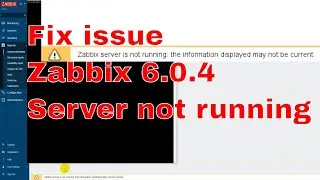 Fix issue Zabbix 6.0.4 server not running