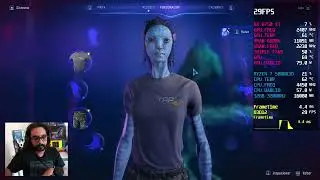 RX 6750 XT COM FSR 3 NO AVATAR: FRONTIERS OF PANDORA COM O RYZEN 5 5800X3D