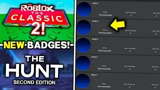 NEW HUNT EVENT BADGES!! (Roblox)