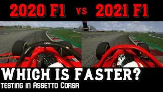 Will The 2021 F1 Car Beat the 2020? (Assetto Corsa Tests)