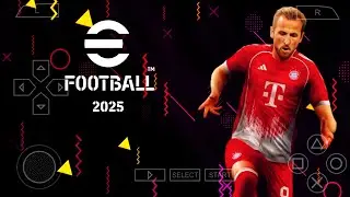 eFootball PES 2025 PPSSPP ORIGINAL OFFLINE DOWNLOAD| PES 25 PSP UPDATE FULL KITS 25/26 & TRANSFERS