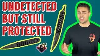 100% INVISIBLE Self Defense Tool? Black Triangle Midnight Creeper & Senka | Everyday Carry Knives