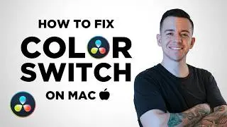 How to Fix Color Switching When Exporting - Davinci Resolve 18 Tutorial (Mac only)