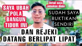 AJAIB ! POLA BANGUN TIDUR INI SAYA BUKTIKAN MEMBUAT UANG DAN REJEKI DATANG BERLIPAT LIPAT | PART 1