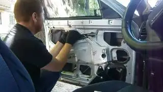 Замена стеклоподъемника ВАЗ 2110, 2111, 2112. Power Window Replacement. Ставим подъемник. 