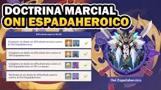 ✨DIA 6: ONI ESPADAHEROICO ( DOCTRINA MARCIAL ) | GENSHIN IMPACT 3.4 | INAZUMA