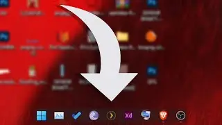 Get this clean, minimal looking taskbar on windows 11