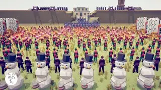 Christmas Army invades King's Castle TABS Mod Map Creator Totally Accurate Battle Simulator