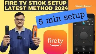 How to set up new fire stick with fire TV app | step by step | How to use mobile as fire tv remote
