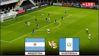 🔴En Vivo: Argentina vs Guatemala I I Efootball Pes 2021 GAMEPLAY