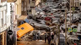 Spain flash floods: 95 killed in Valencia and Almeria