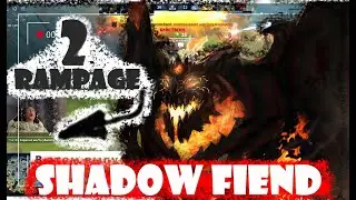 ЭТО ШЕДЕВР RAMPAGE Shadow fiend РАЗНОСИТ лица с руки через ПАССИВКИ / dota 2 new patch 7.32d sf