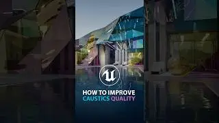 How to Improve Caustics quality in Unreal Engine Path Tracer #unrealengine #archviz #tutorial #ue5