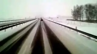 Водетелью фуры очень повезло / Lucky trucker