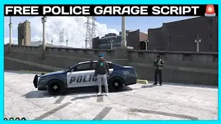 POLICE GARAGE SCRIPT *FREE* | FiveM Roleplay Scripts | FiveM Tutorial 2024 | MJ DEVELOPMENT