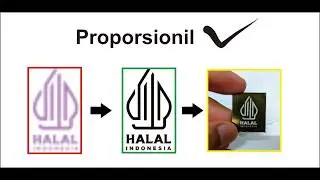 Desain Logo Halal Proporsional & Marking Fiber