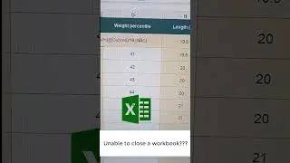 How to Close an Unresponsive Workbook in Excel