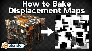 How to Bake Displacement Maps (Blender Tutorial)