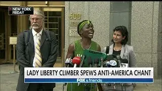 WATCH: Statue of Liberty Climber Spews Anti-America Chant Outside Manhattan Court