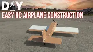 How To Make Low Cost RC Airplane. DIY Remote Control Model Plane