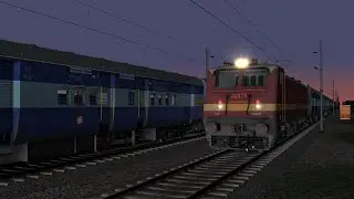 Night Train Journey From Chandigarh Indian Railways Train Simulator 2021