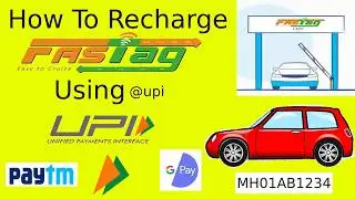 ✓How to Recharge Any Fastag using UPI Bhim Paytm Google Pay ICICI HDFC KOTAK