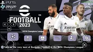 🆕 eFOOTBALL PES 2022 PPSSPP Android Update Transfers & New Kits 2023 + Faces Camera PS5 Graphics HD