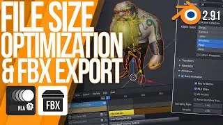 File Size Optimization & FBX Export? #05 | Blender 2.9 | Tutorial / Guide