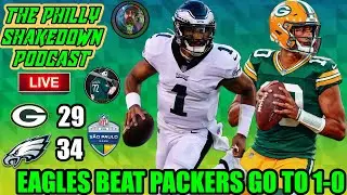 The PhillyShakedown Podcast | Eagles Beat Packers!!! | Saquon Barkley Huge Debut